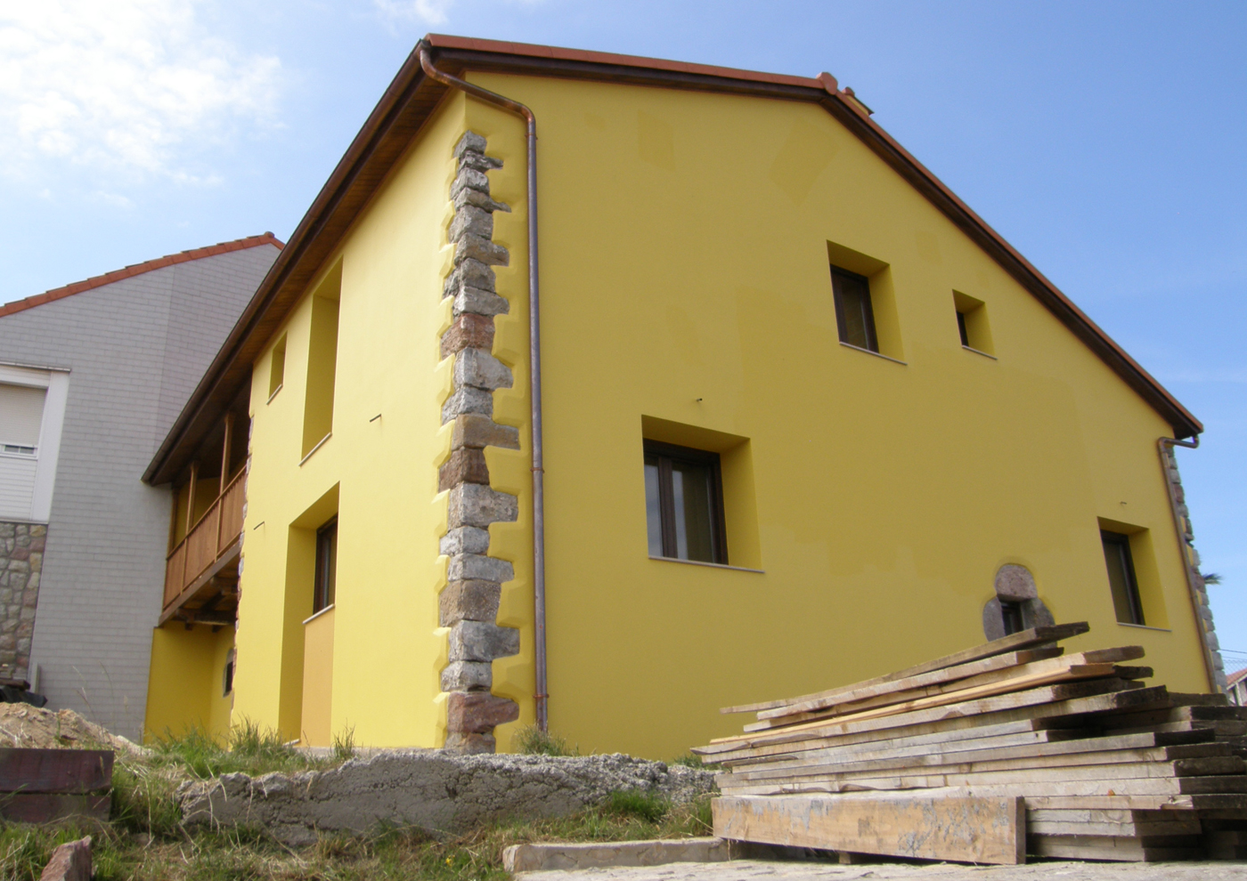 rehabilitación de vivienda rural en San Martín de Aspras